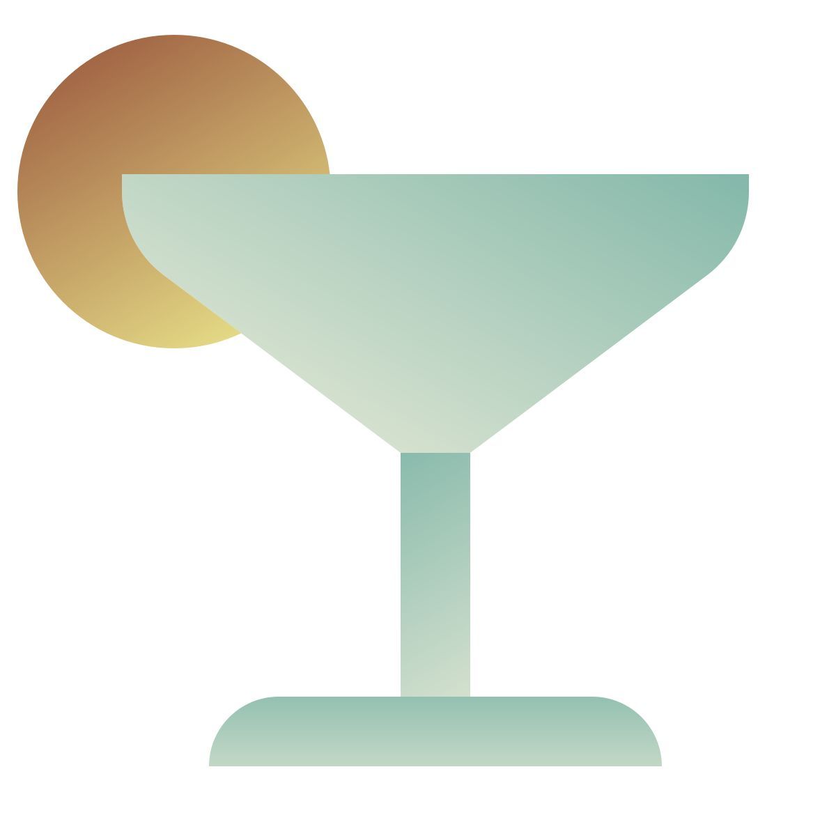 deco color style 칵테일 icon