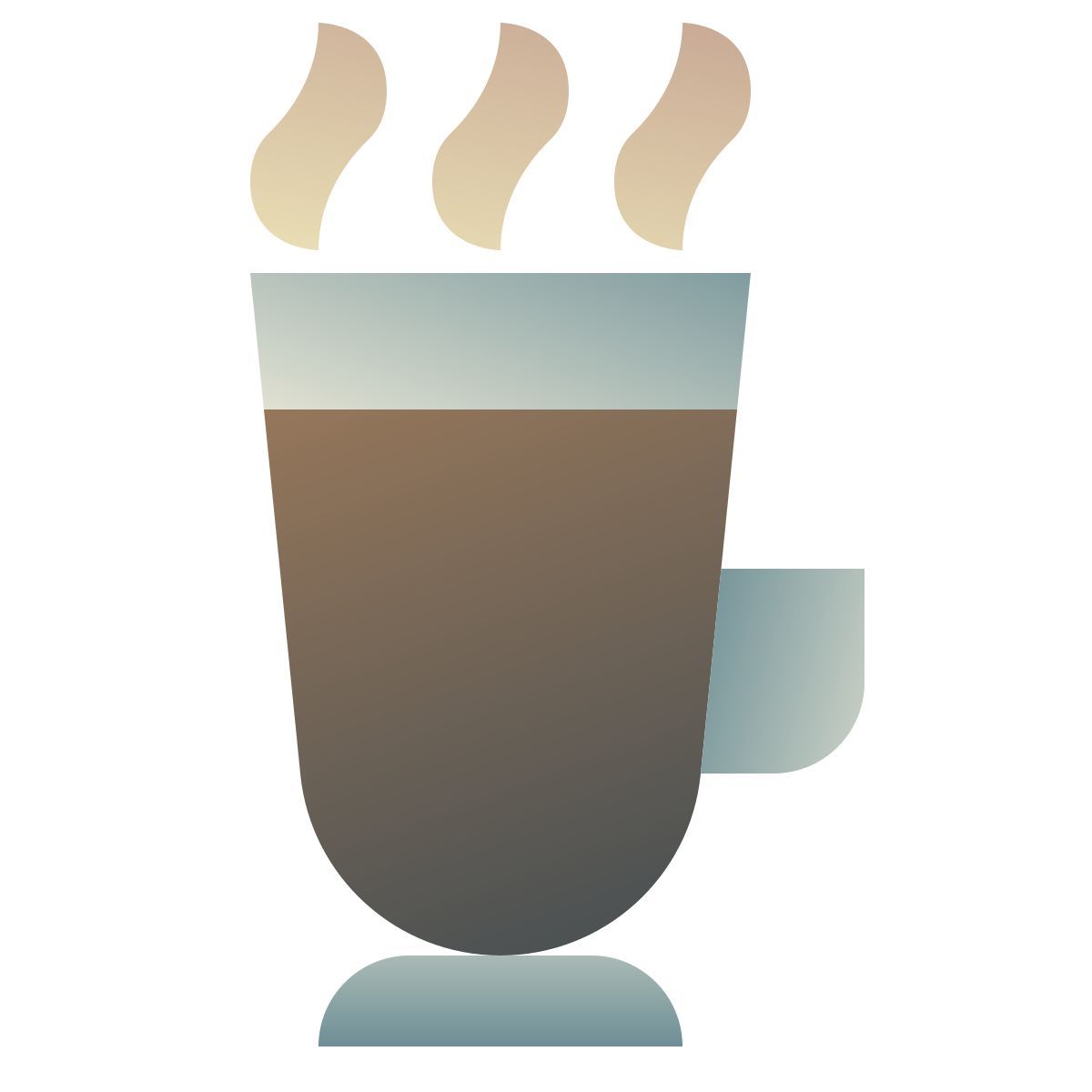 deco color style cioccolata calda icon