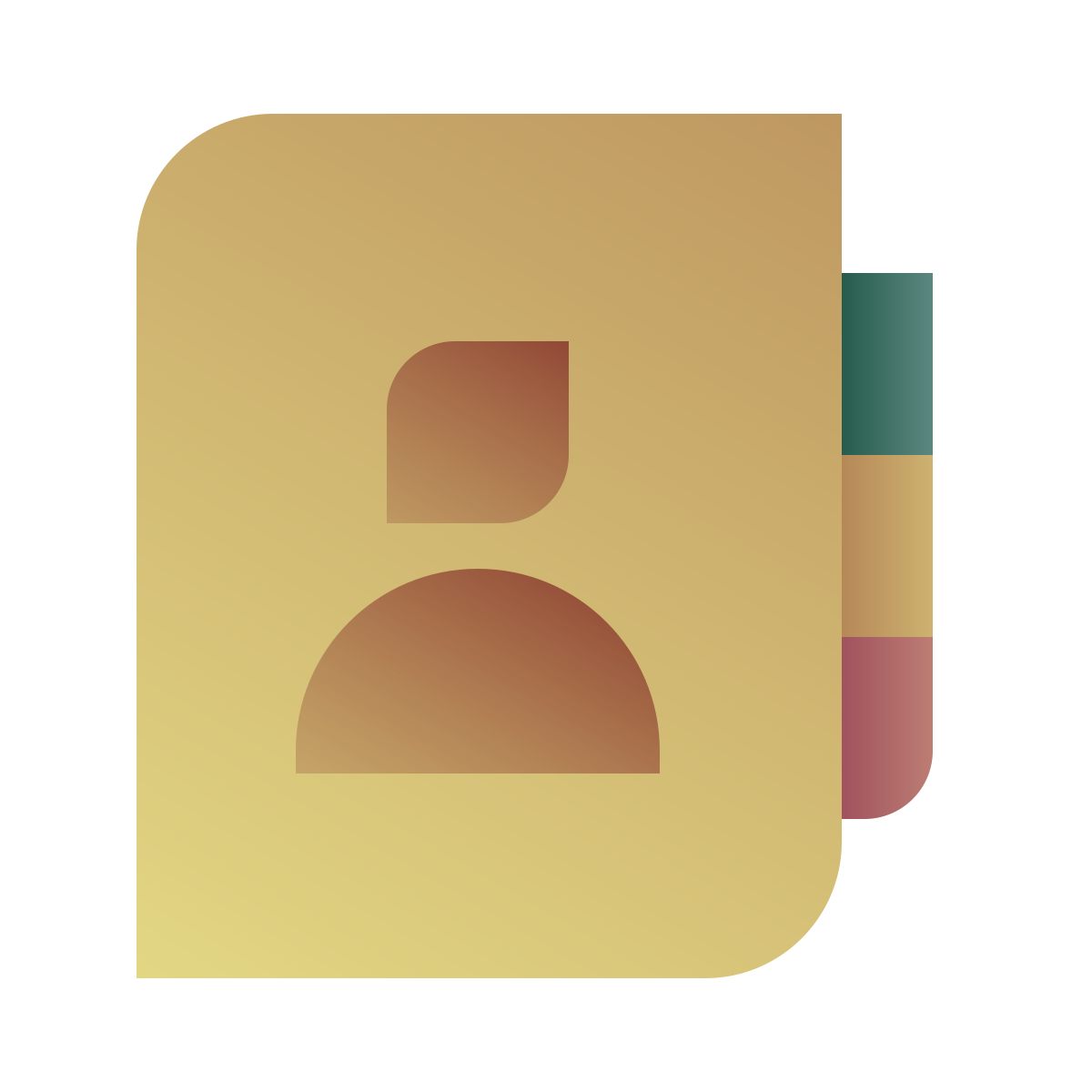 deco color style contacts icon