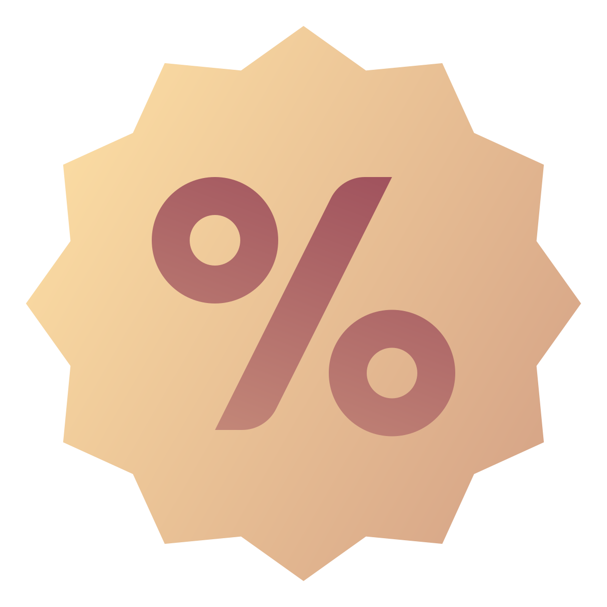 deco color style discount icon