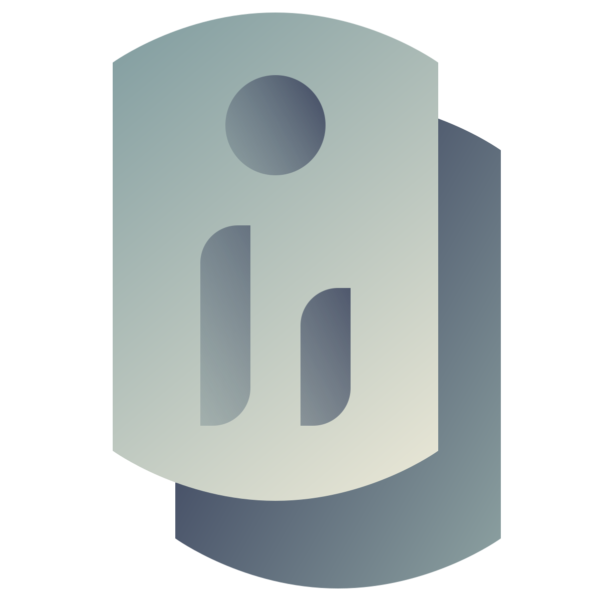 deco color style dog tag icon