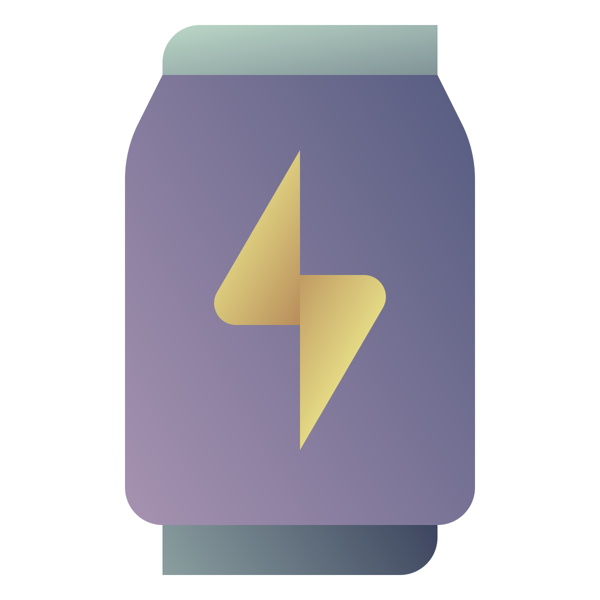 deco color style energy drink icon