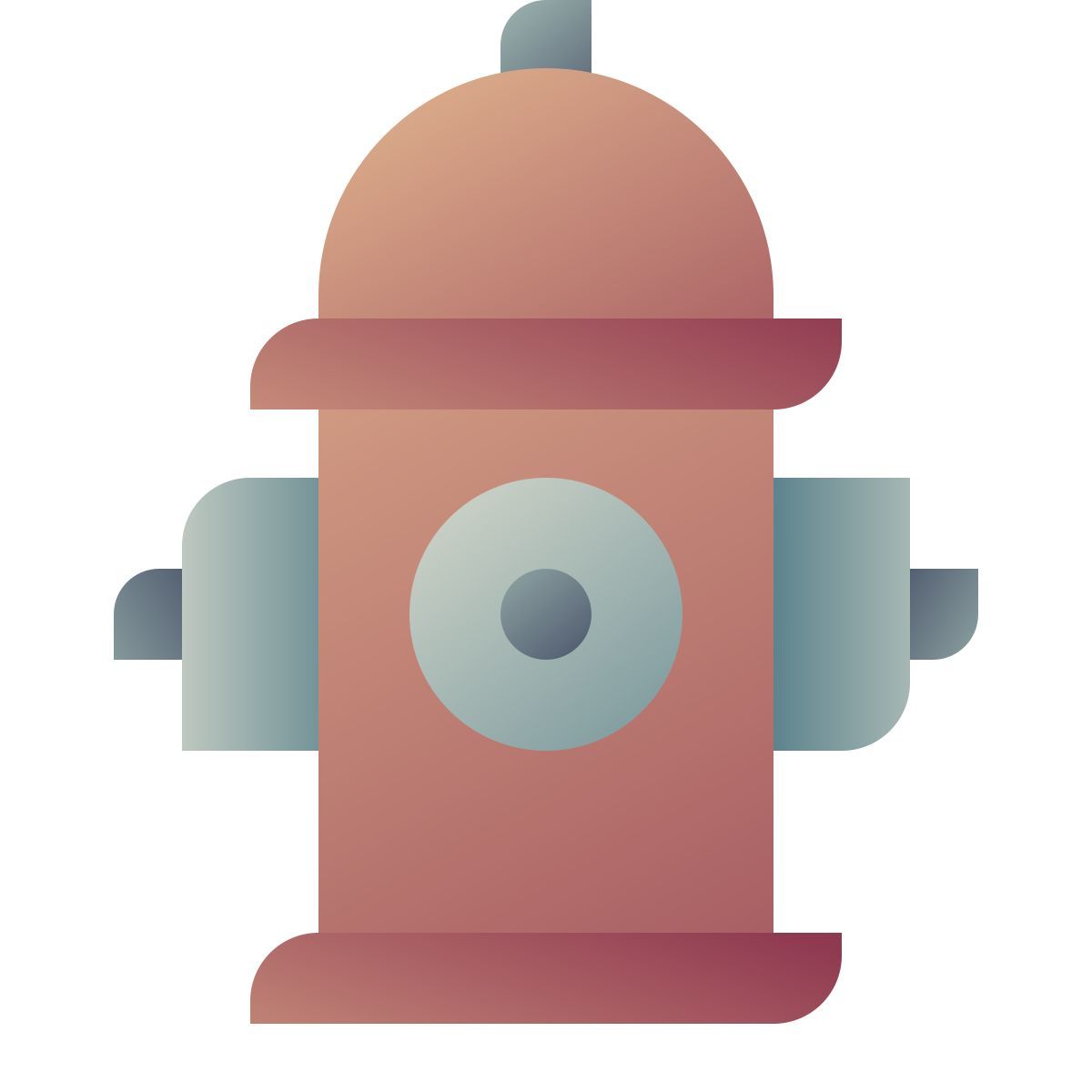 deco color style 소화전 icon