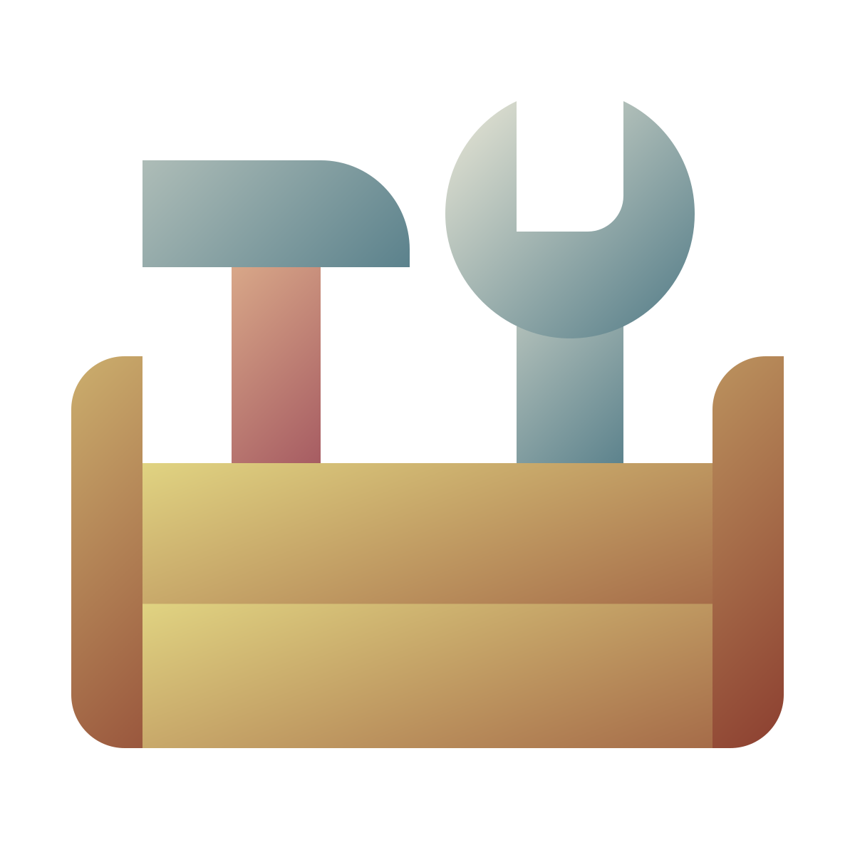 deco color style full tool storage box  icon