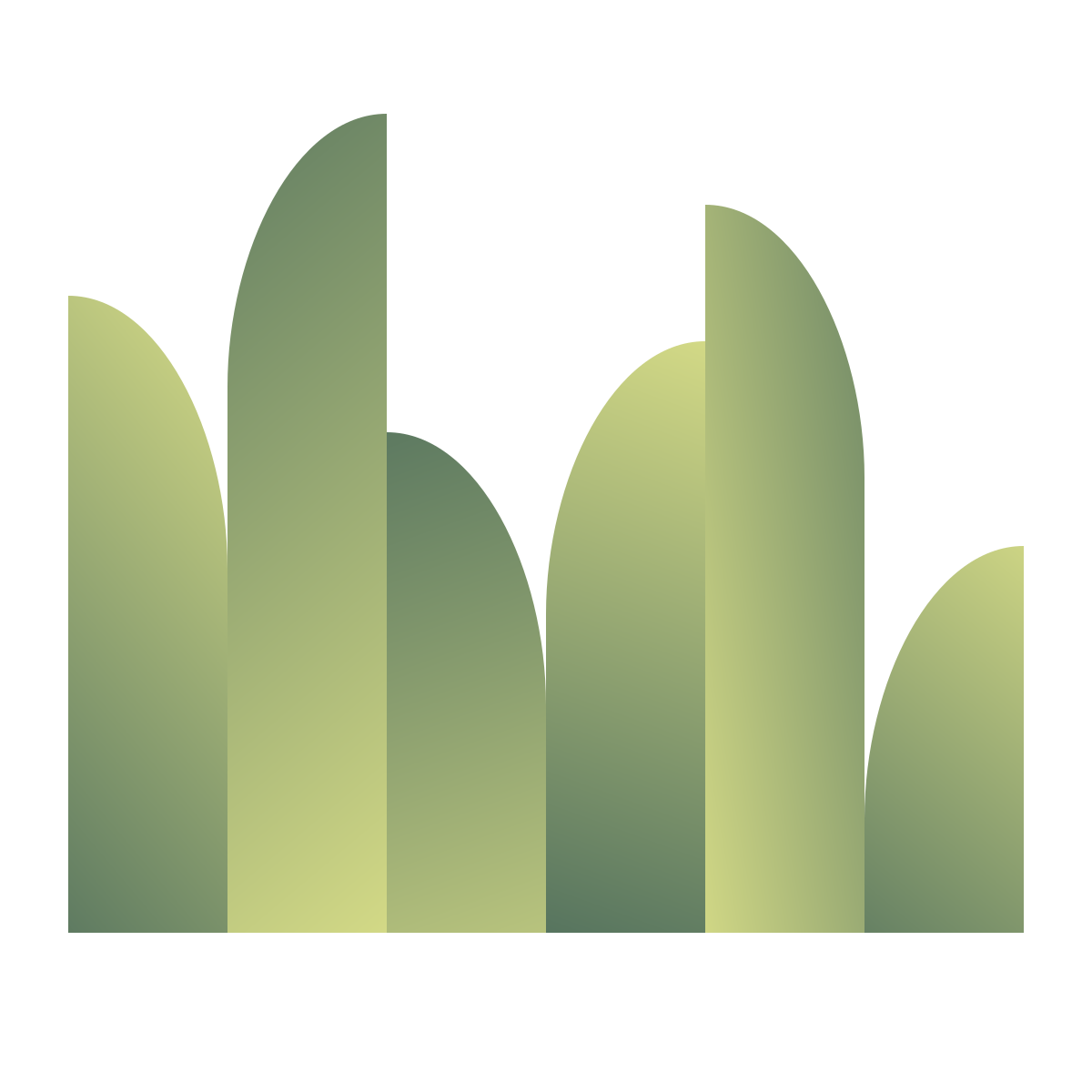 deco color style grass icon