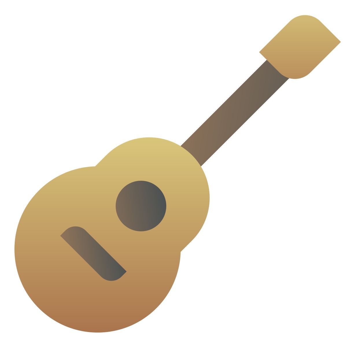 deco color style 吉他 icon