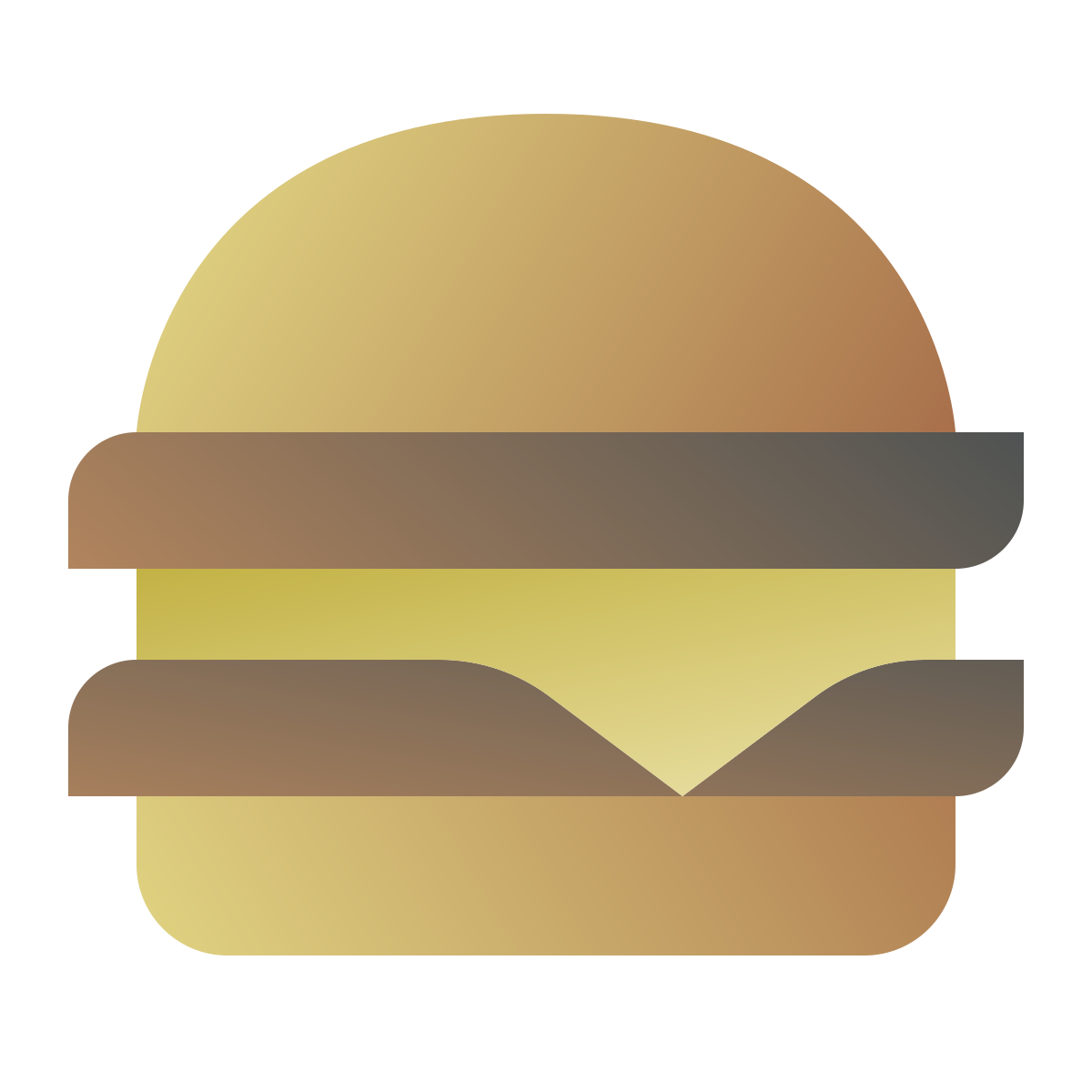deco color style hamburger icon