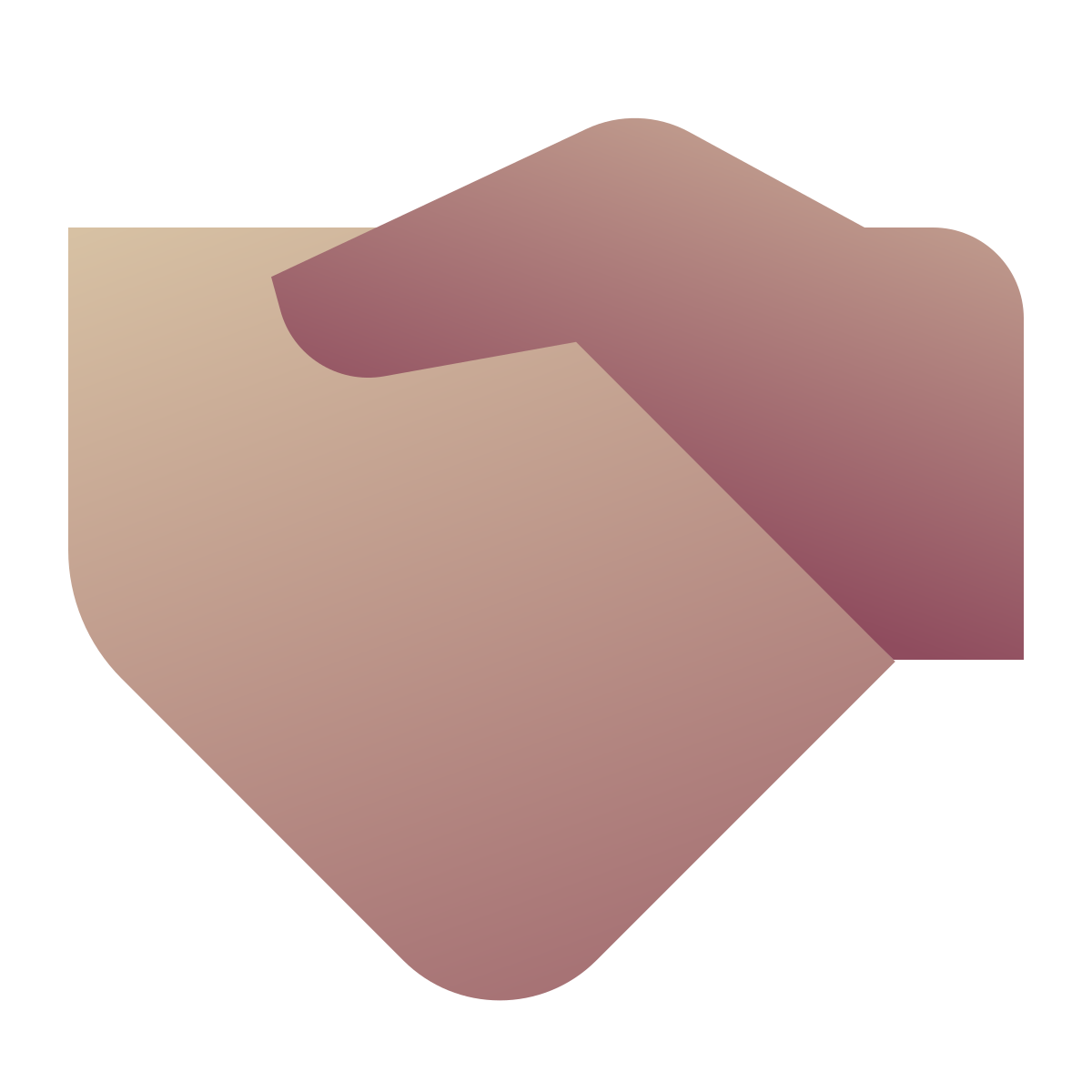deco color style handshake icon