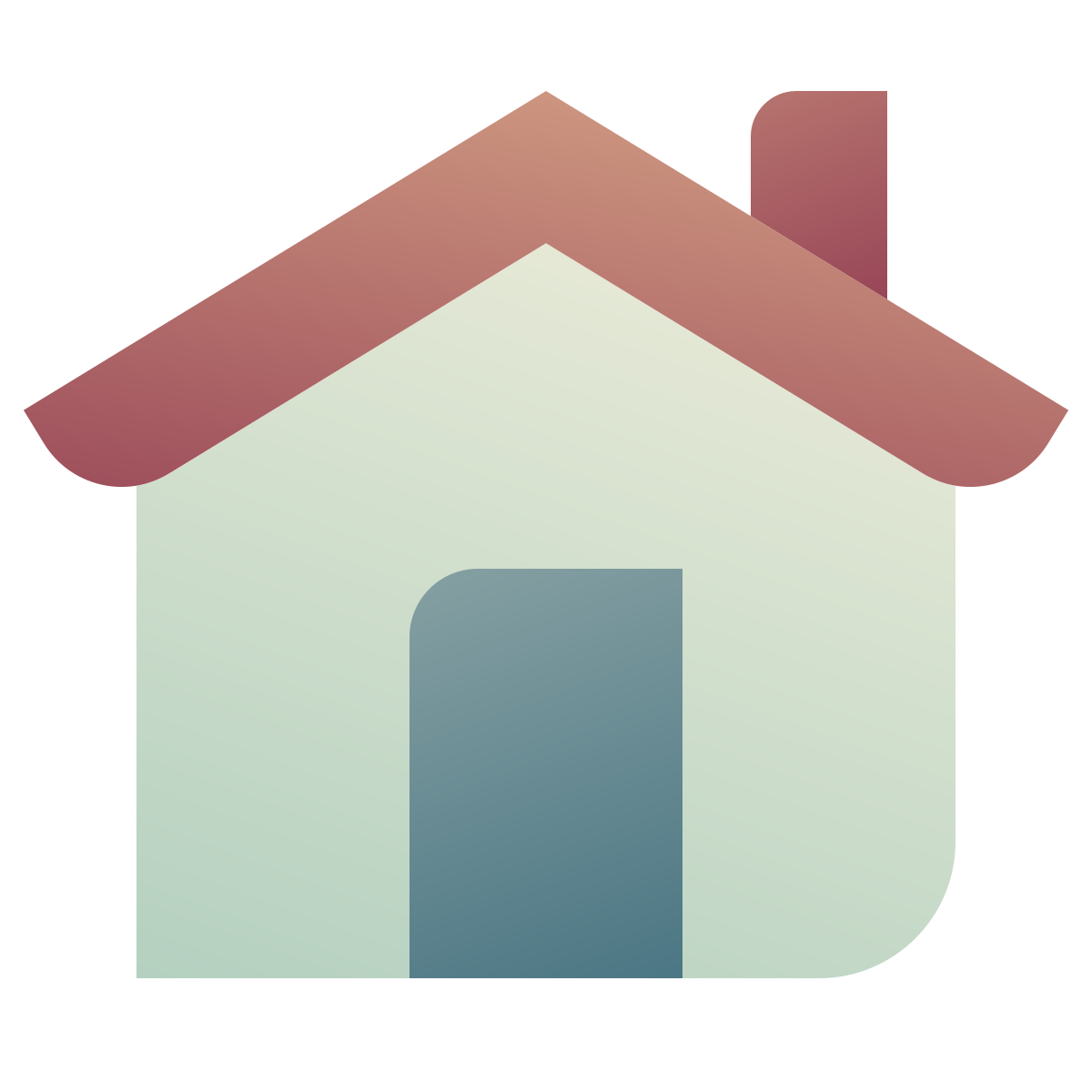 deco color style home icon
