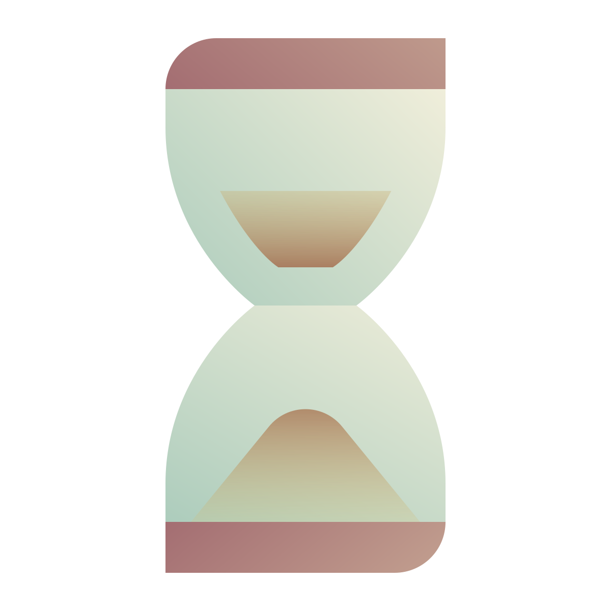 deco color style hourglass icon