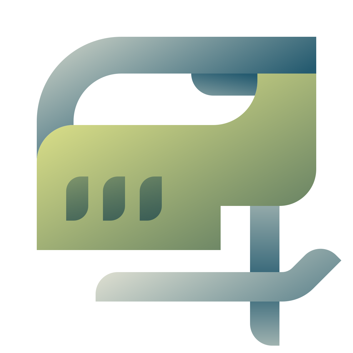 deco color style jigsaw icon