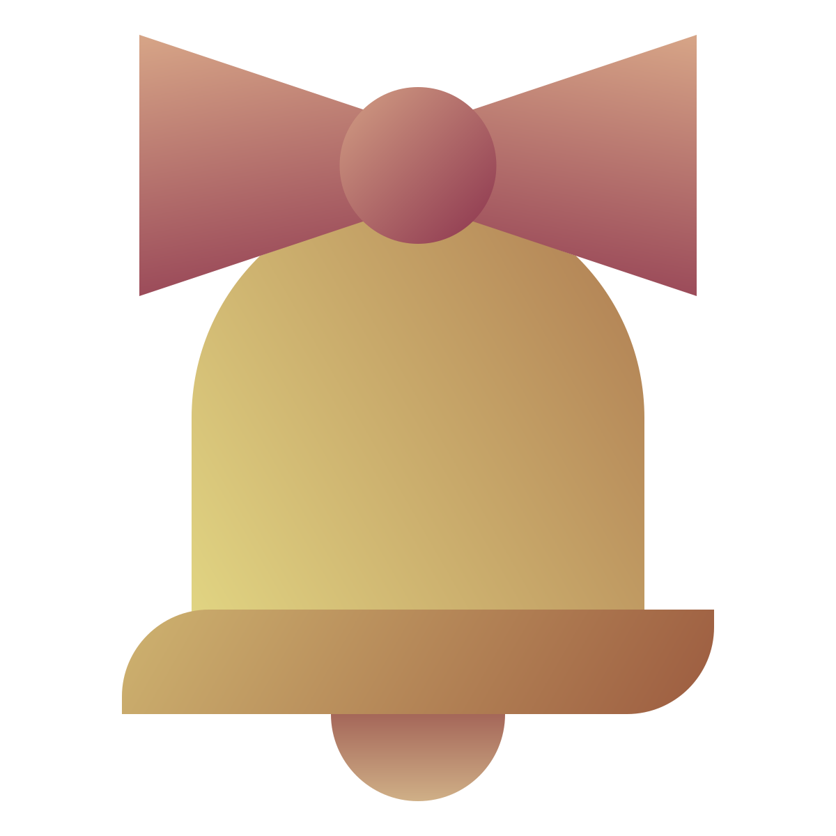 deco color style jingle bell icon