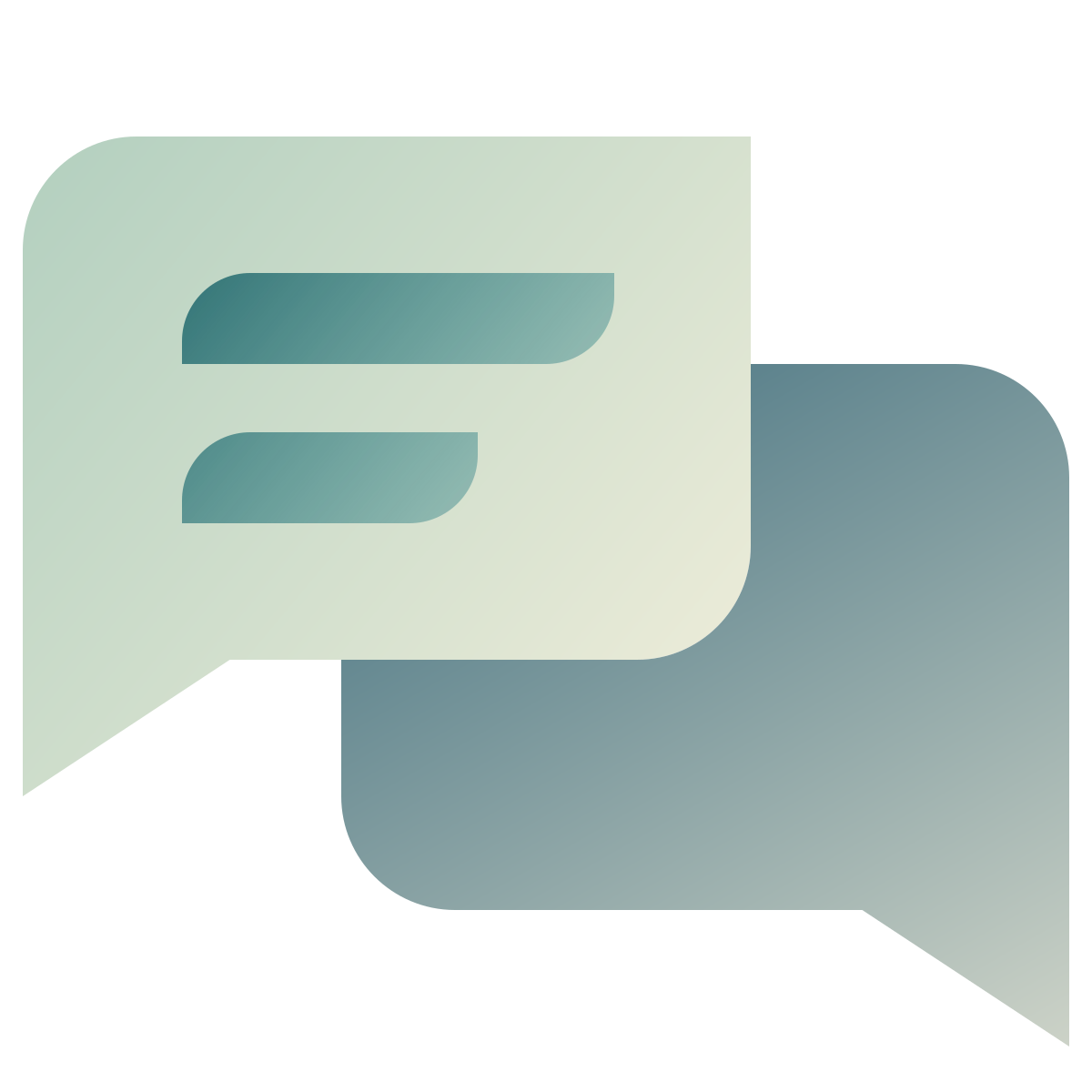 deco color style messaging  icon