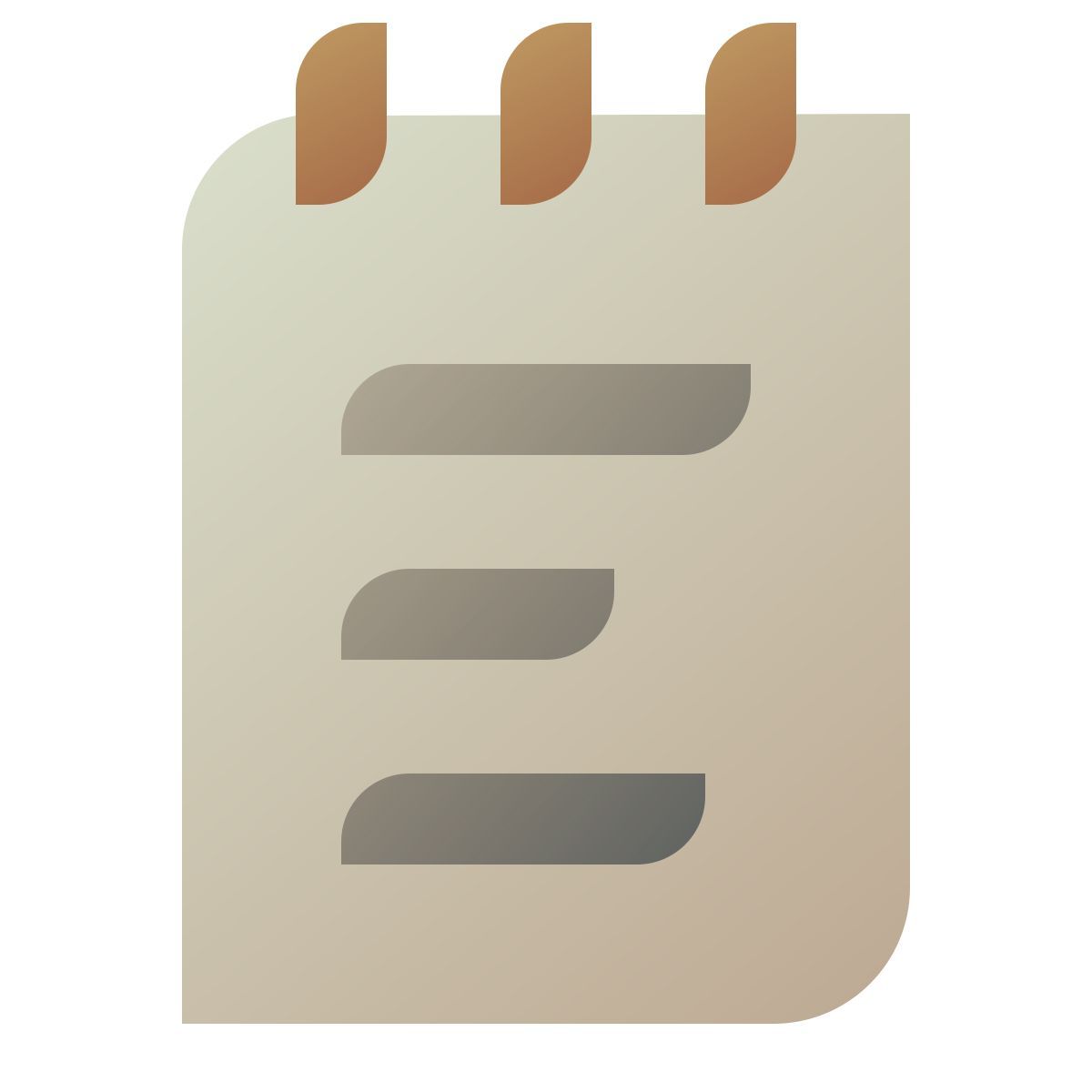 deco color style notepad icon