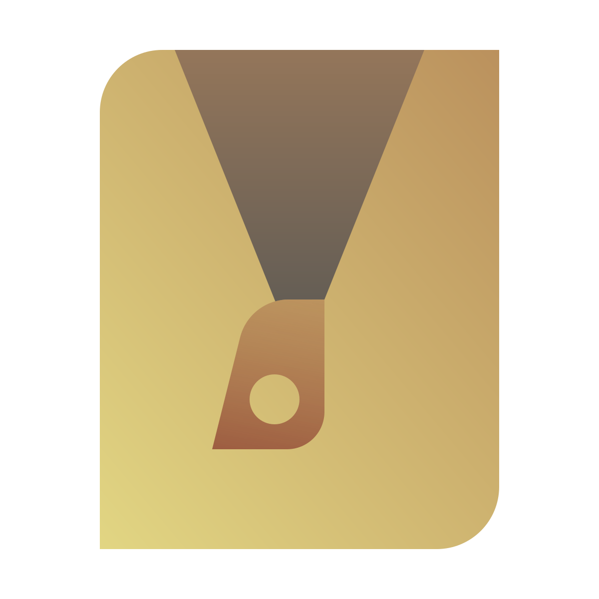 deco color style open archive icon