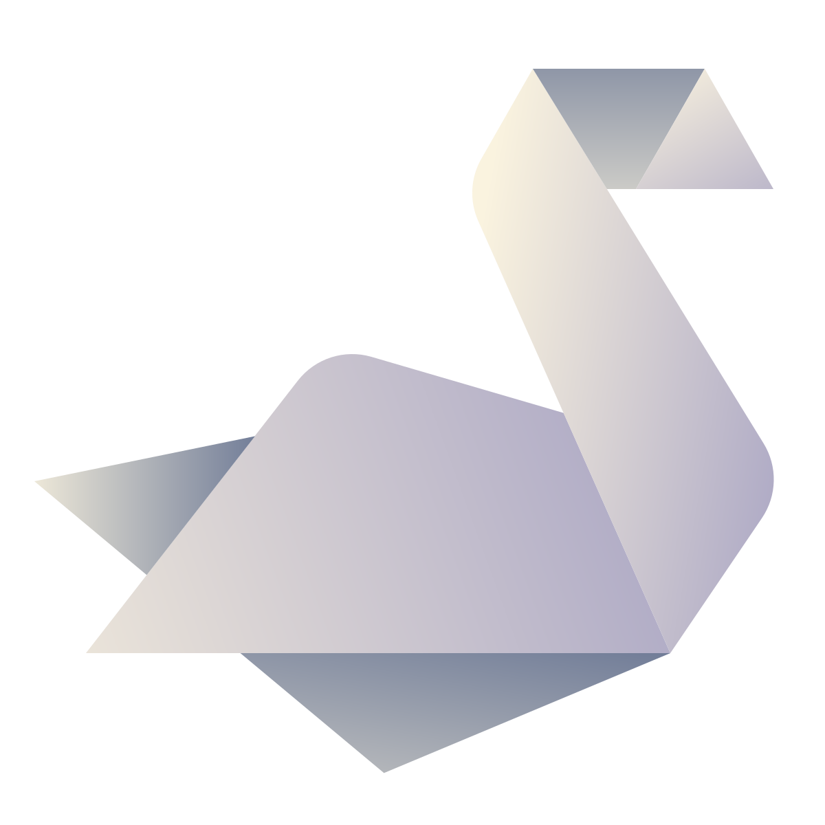 deco color style origami icon