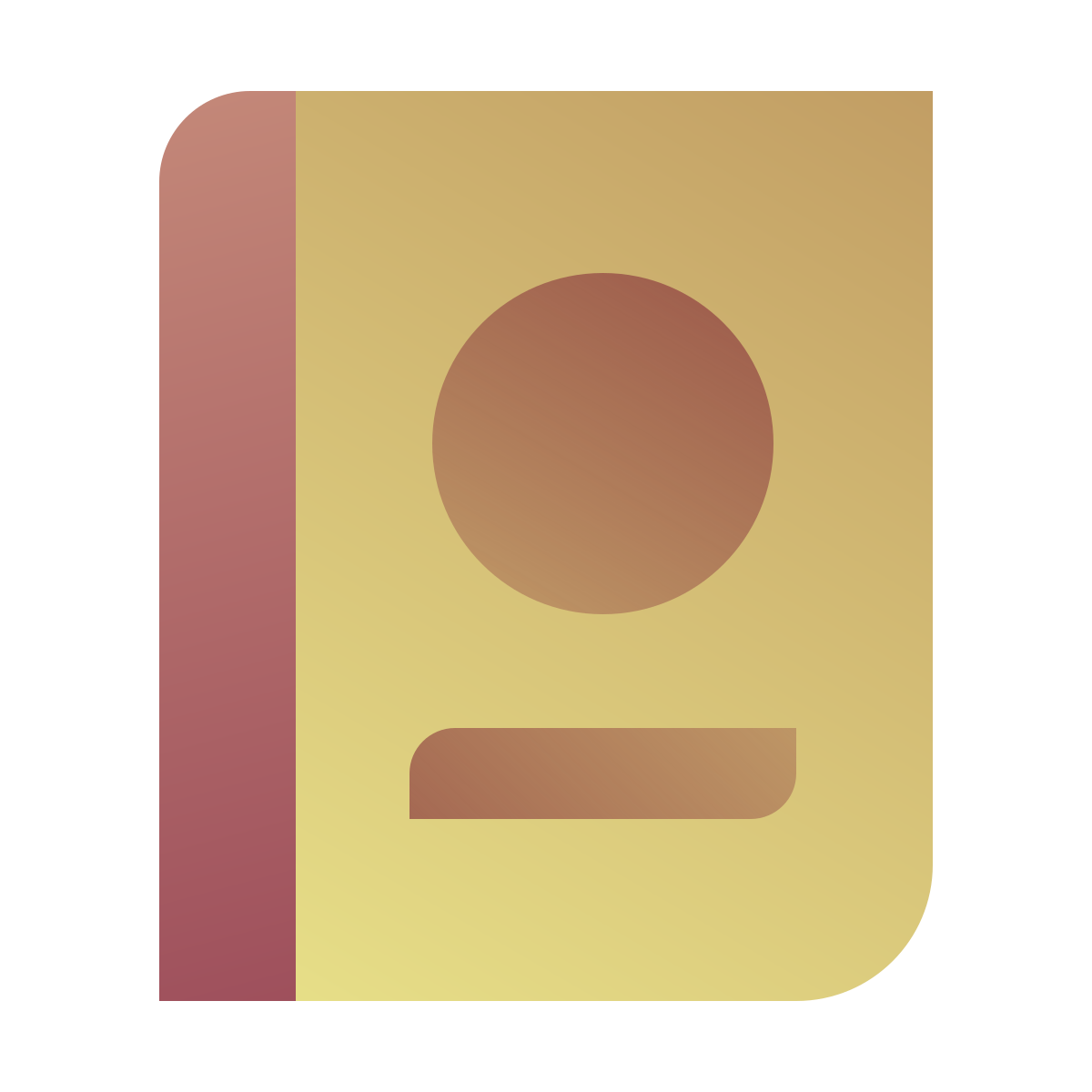deco color style passport icon