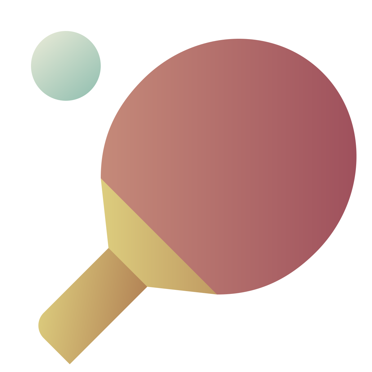 deco color style ping pong icon