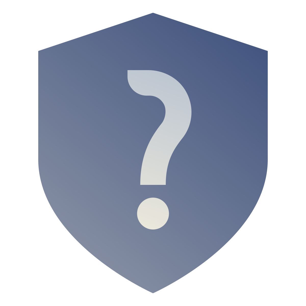 deco color style 질문 방패 icon