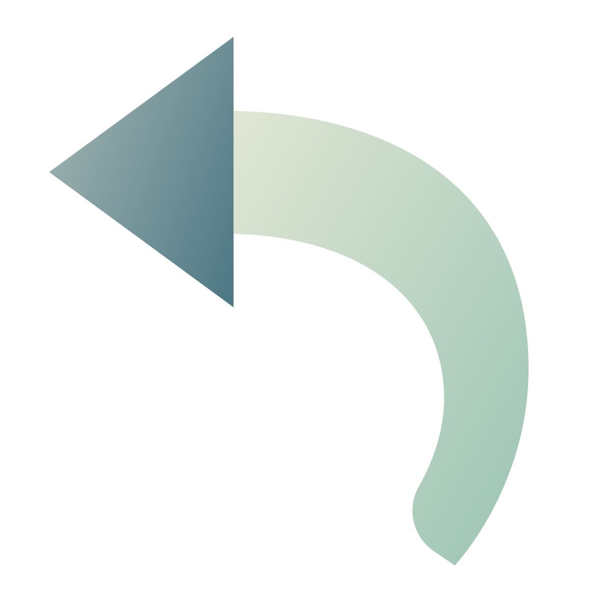 deco color style reply arrow icon