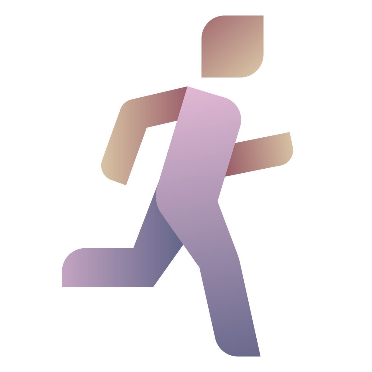 deco color style 跑步 icon