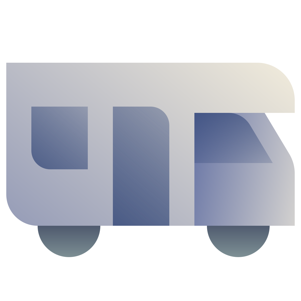 deco color style rv campground icon