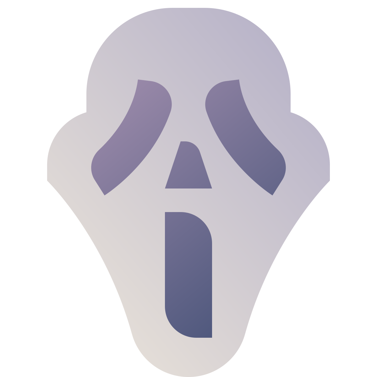 deco color style scream icon