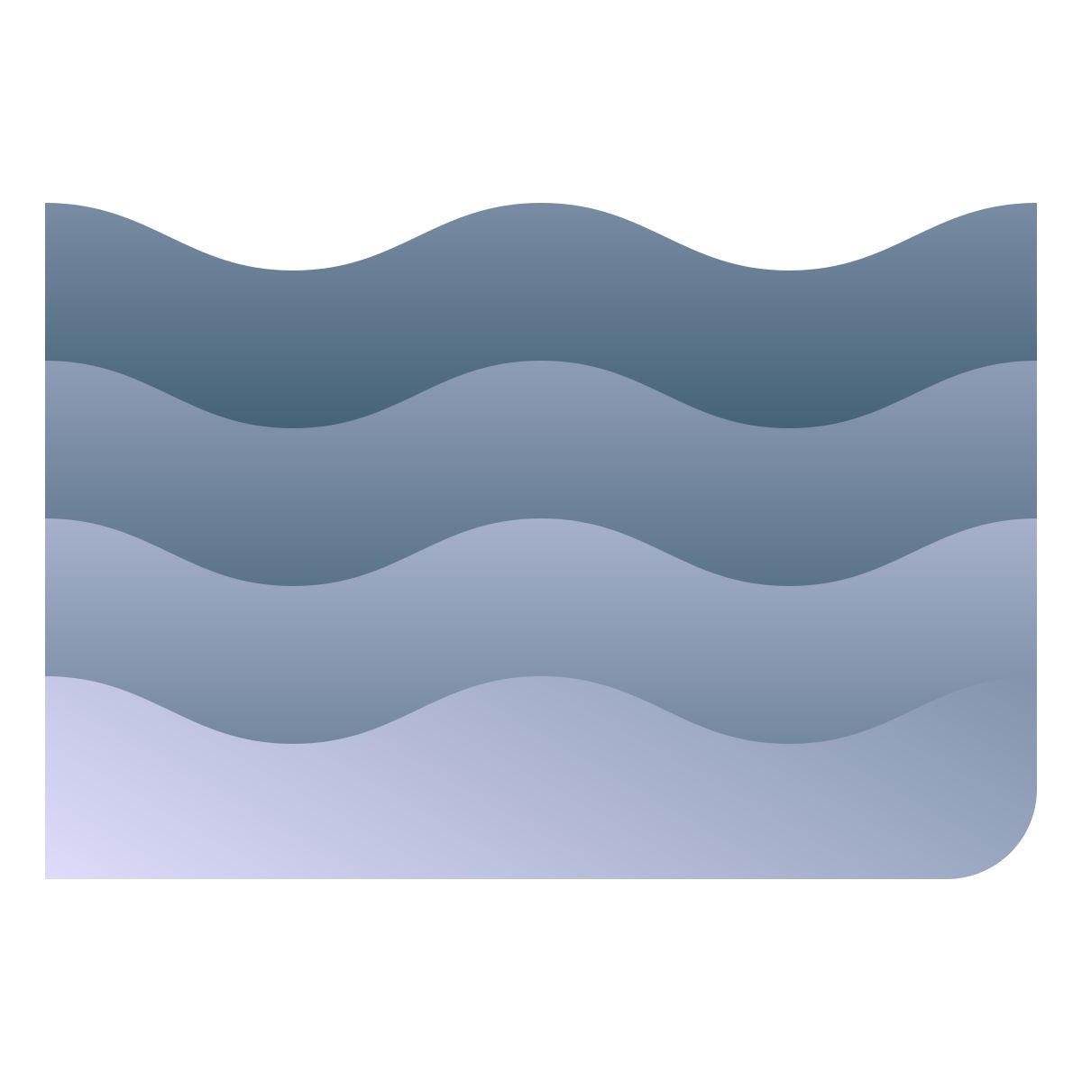 deco color style wellen icon