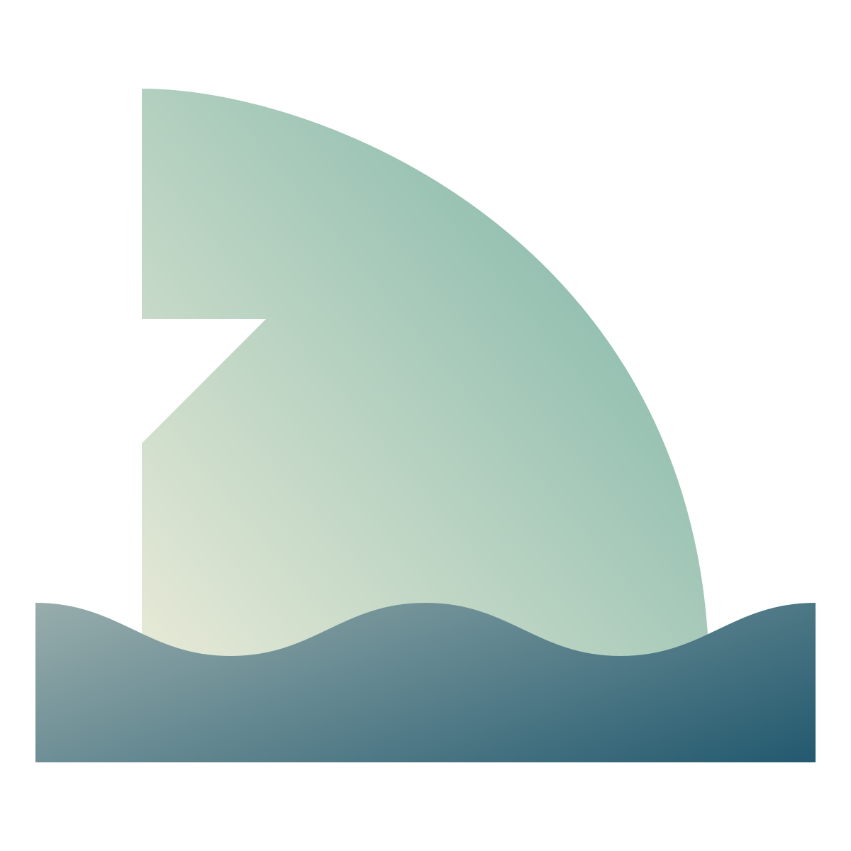 deco color style shark icon