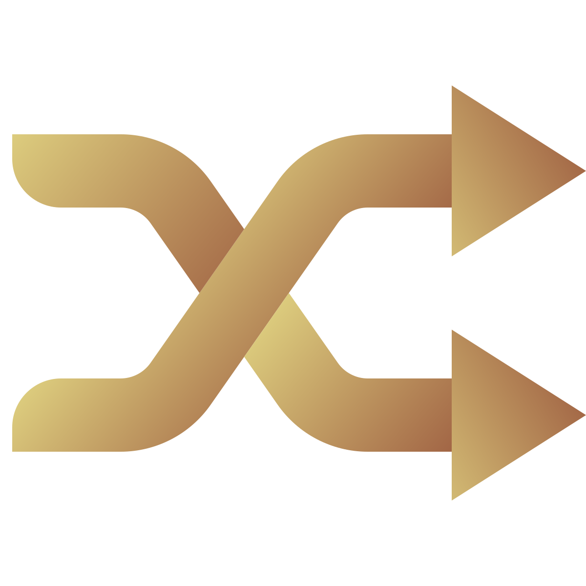 deco color style shuffle icon