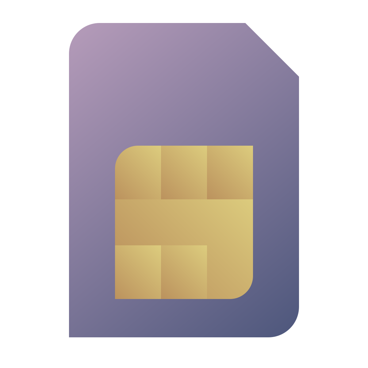 deco color style sim card icon
