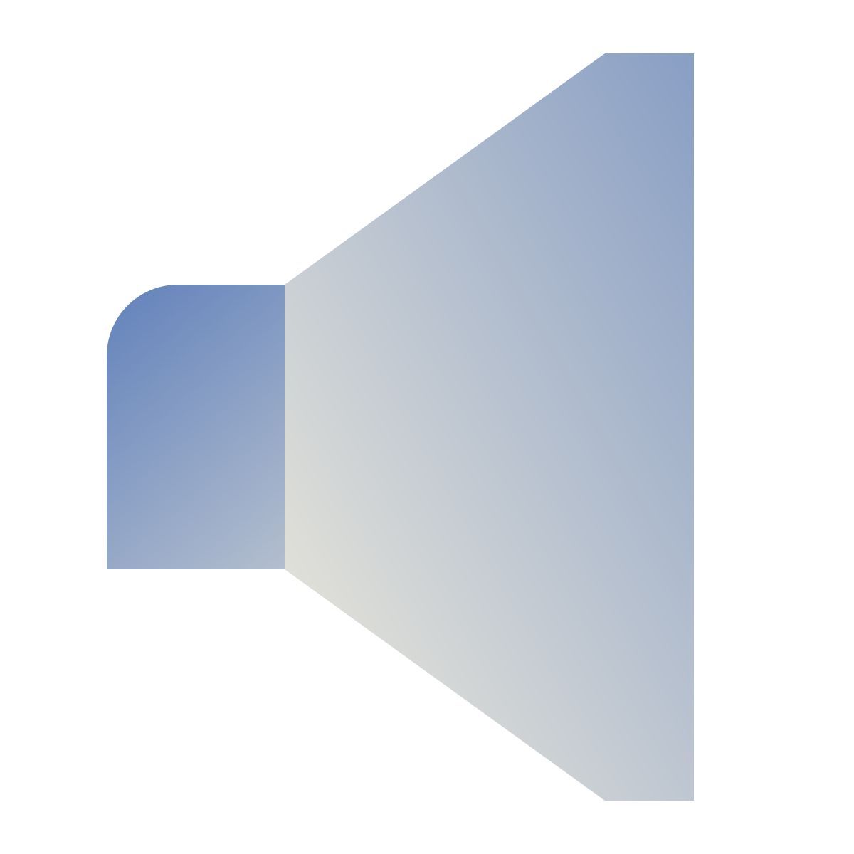 deco color style sound speaker icon