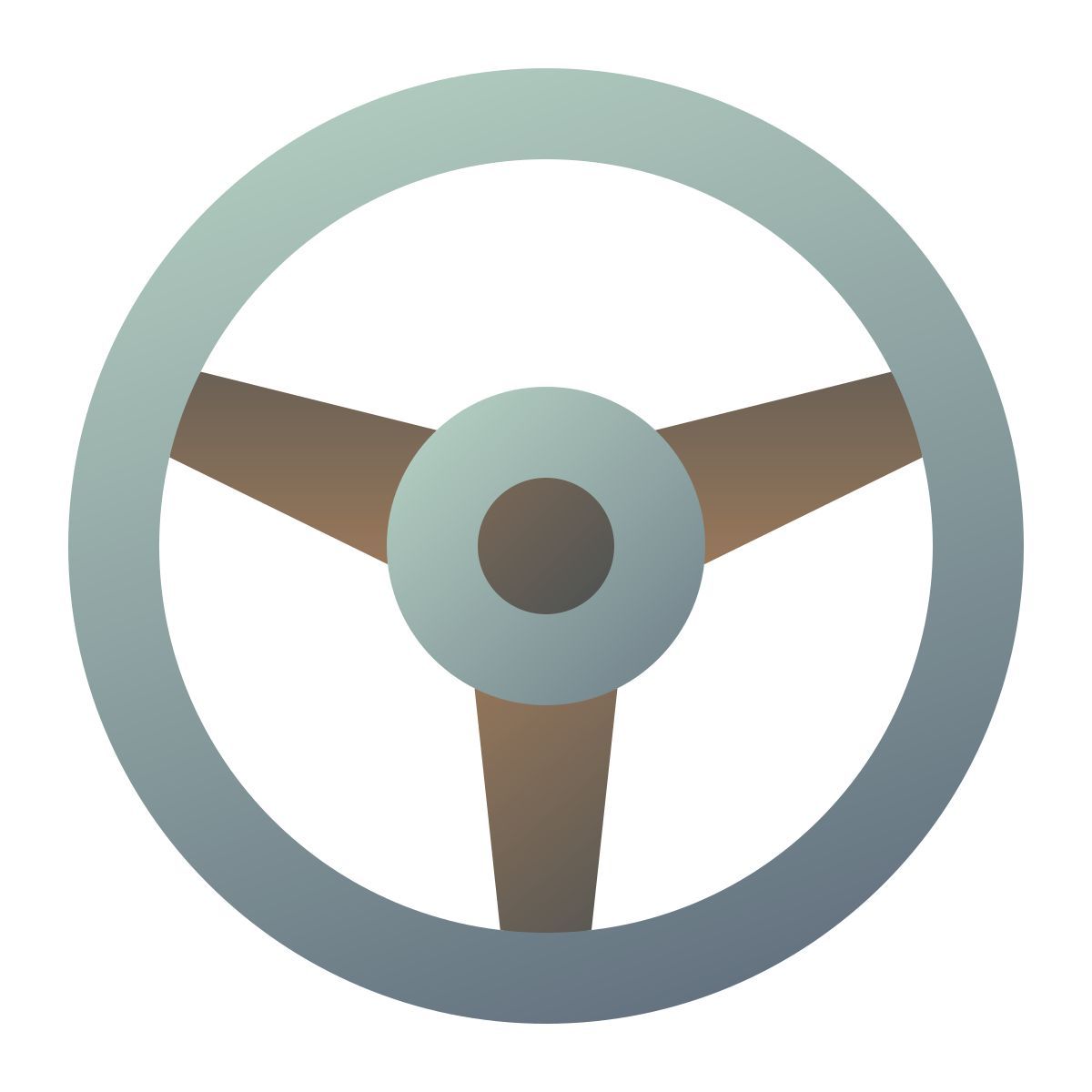 deco color style lenkrad icon