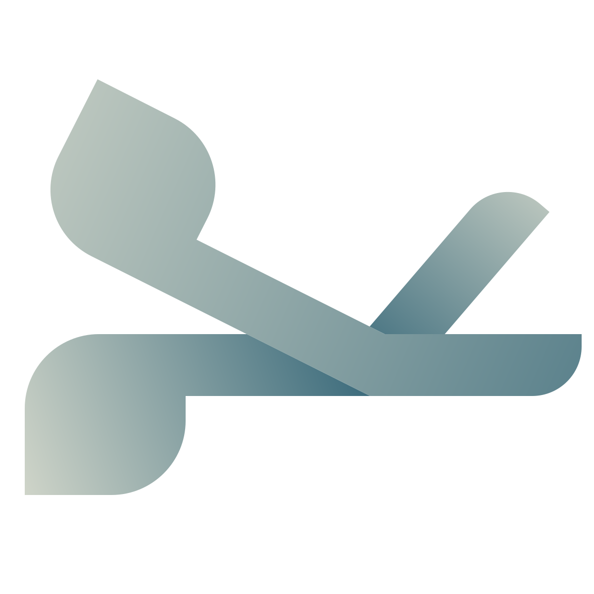 deco color style surgical scissors icon
