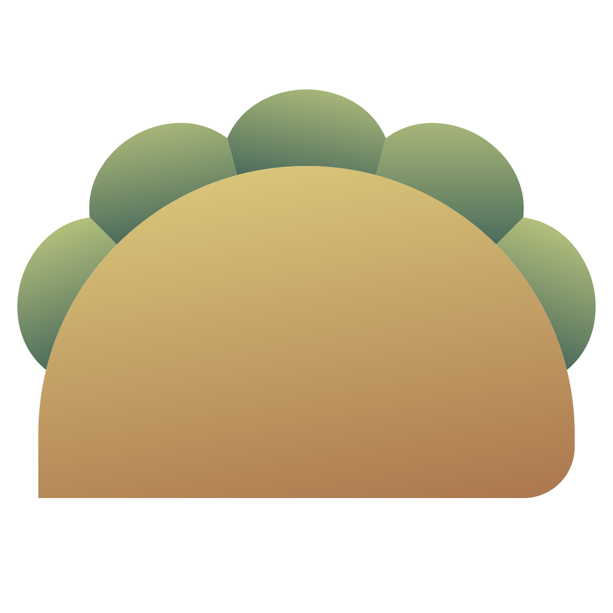 deco color style taco icon