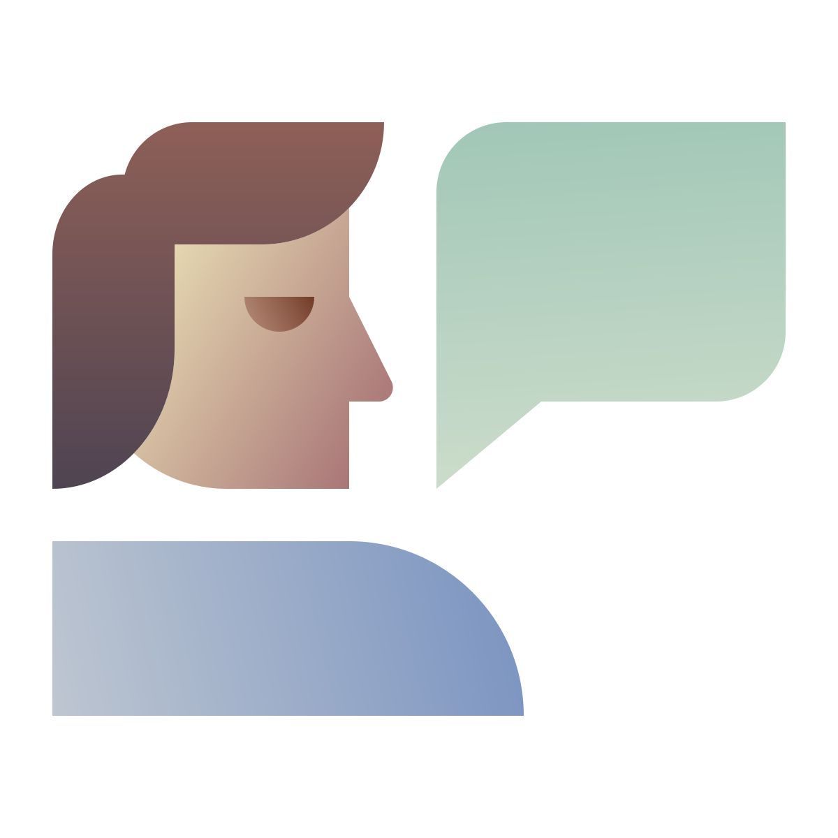 deco color style discuter homme icon