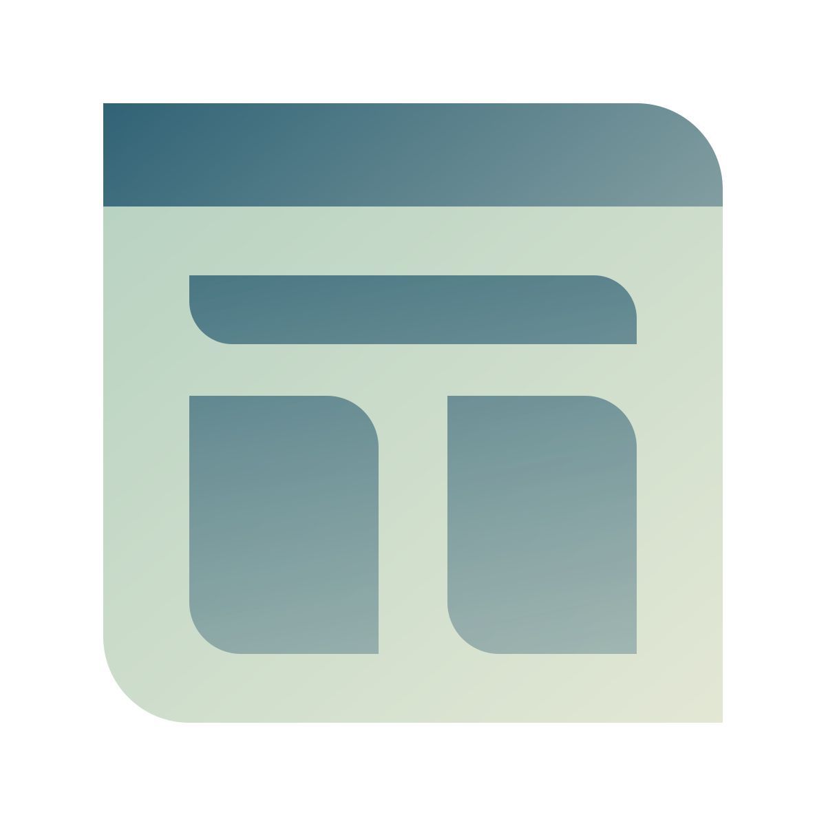 deco color style template icon
