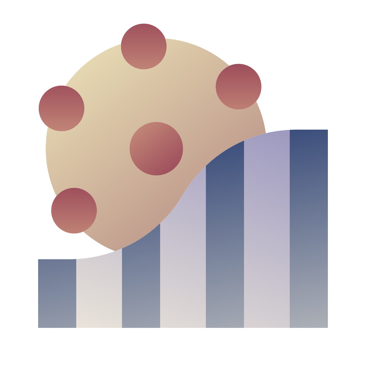 deco color style theme park icon