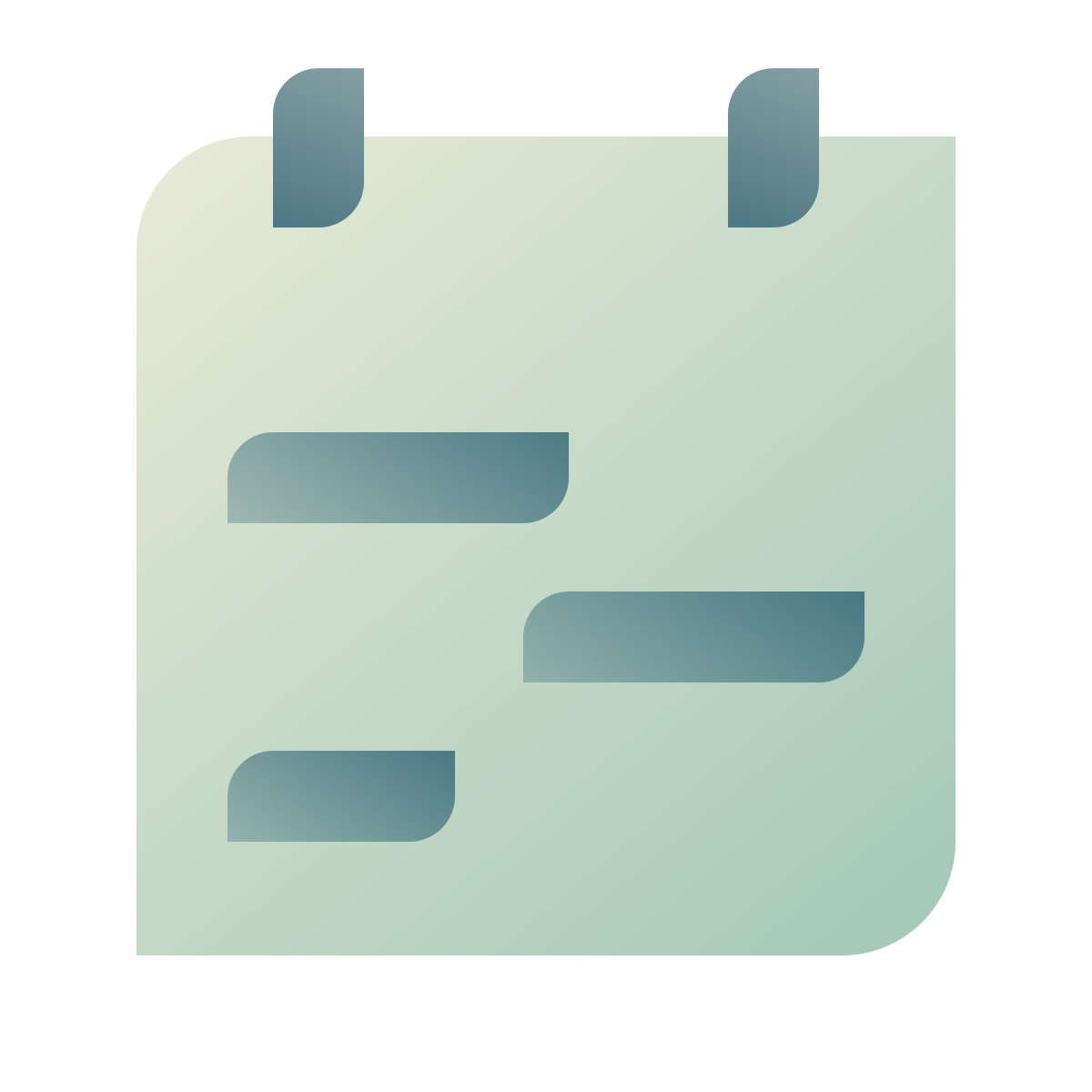 deco color style timeline week icon