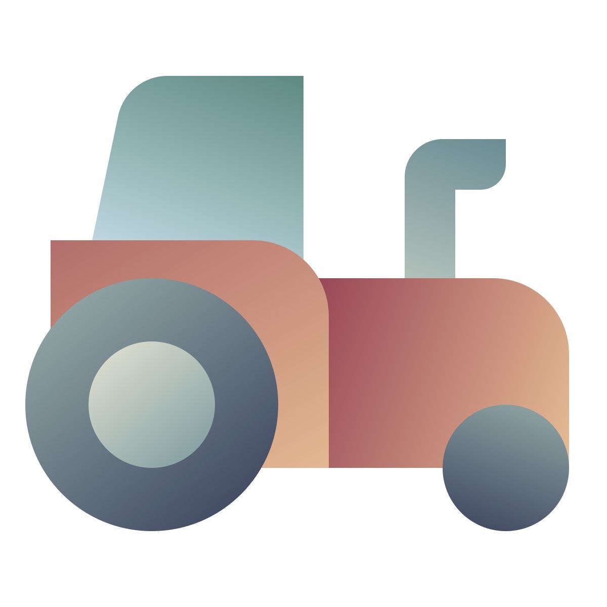 deco color style traktor icon