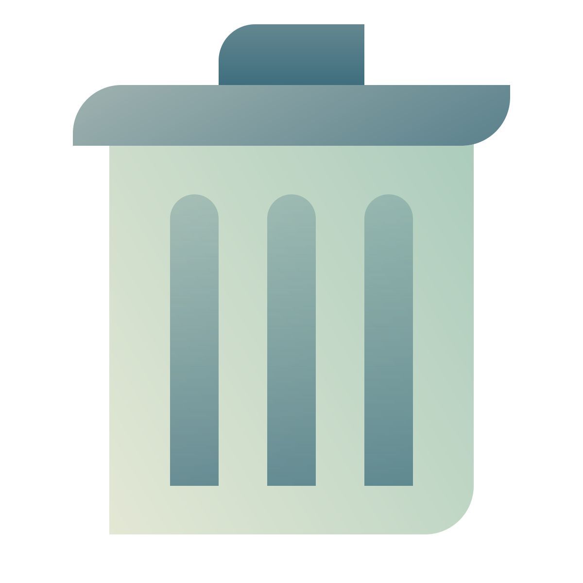 deco color style cestino icon