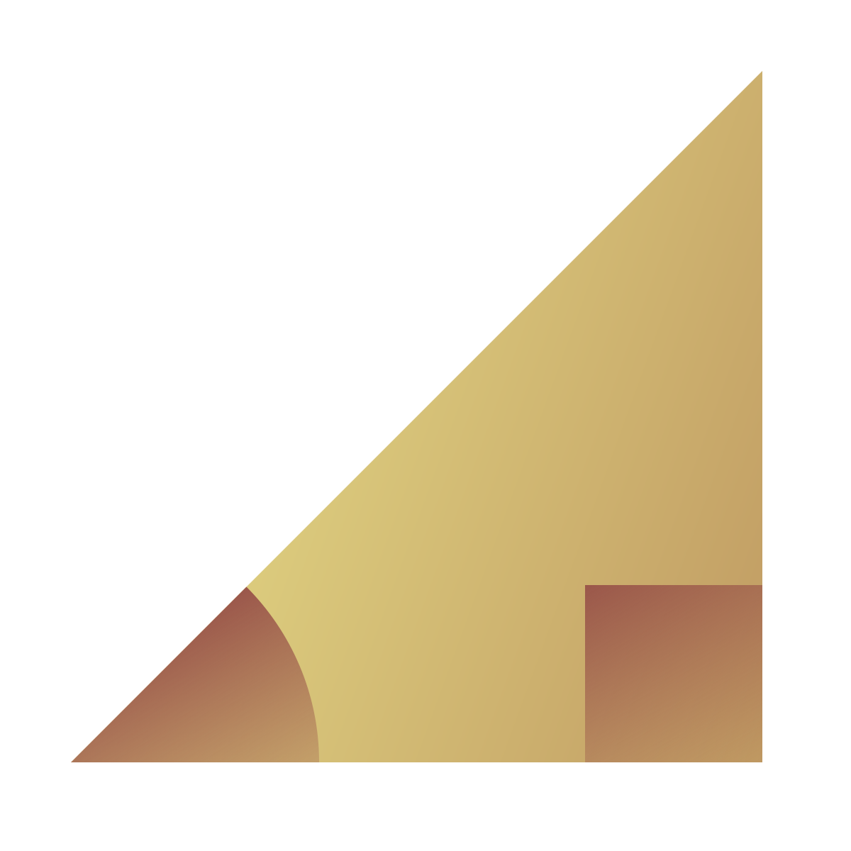 deco color style trigonometry icon