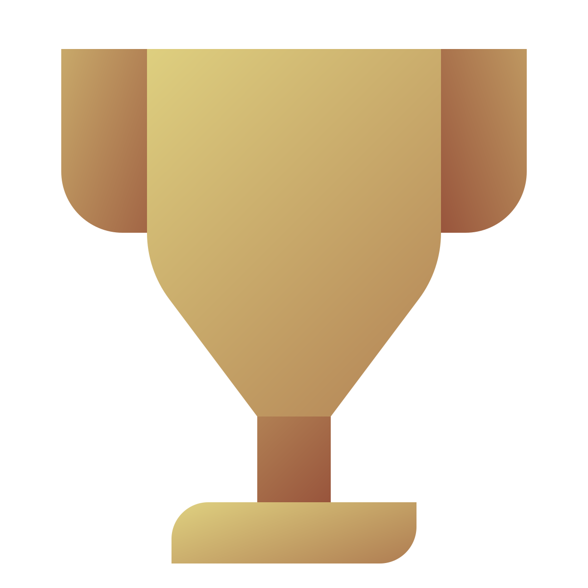 deco color style trophy icon