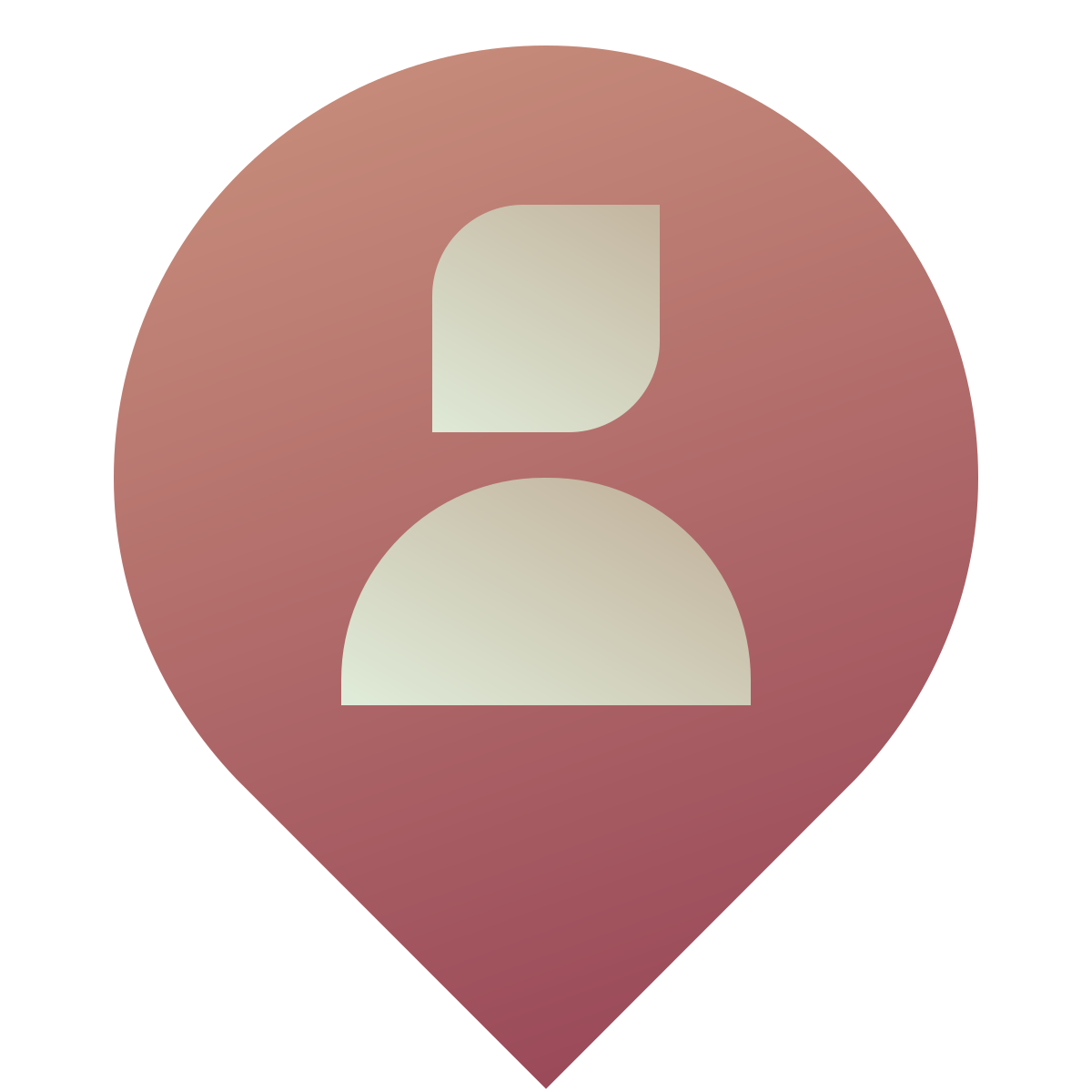 deco color style user location icon