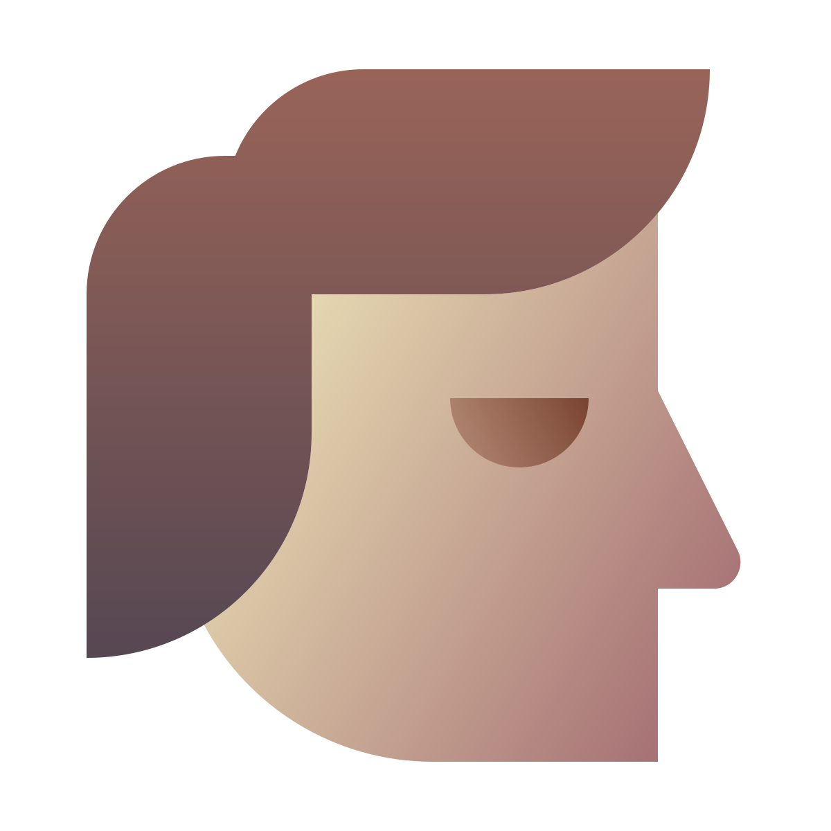 deco color style user male icon