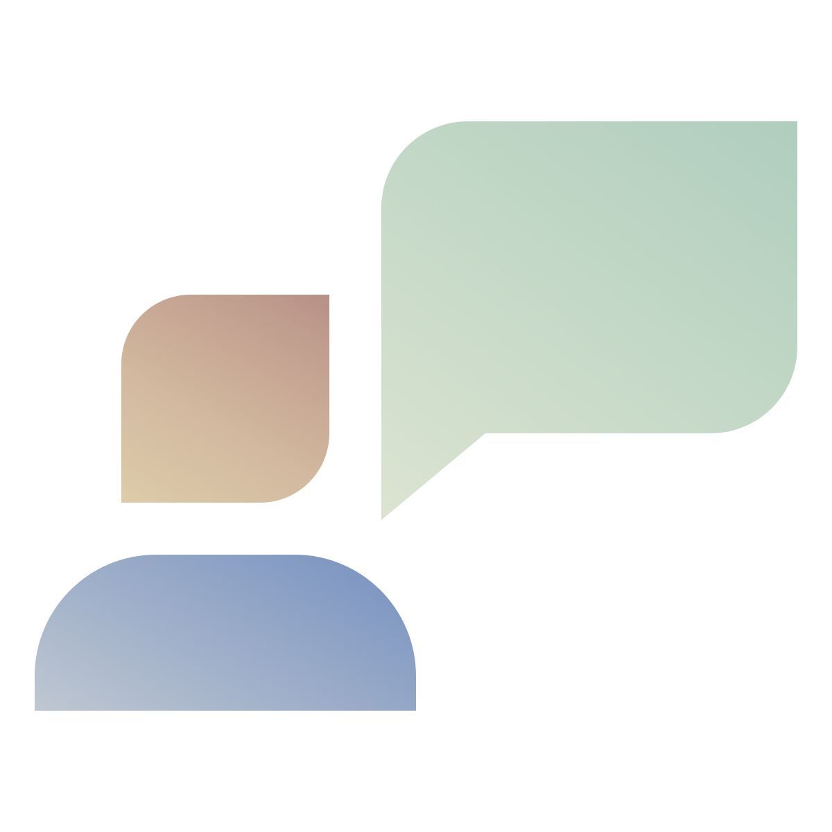 deco color style voice recognition icon