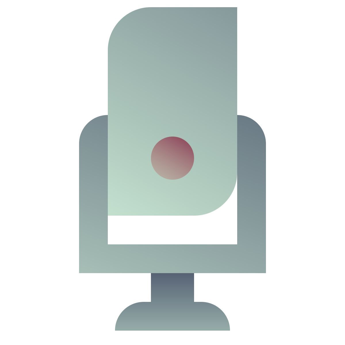 deco color style diktiergerät icon