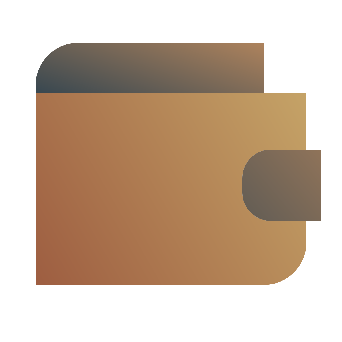 deco color style wallet icon