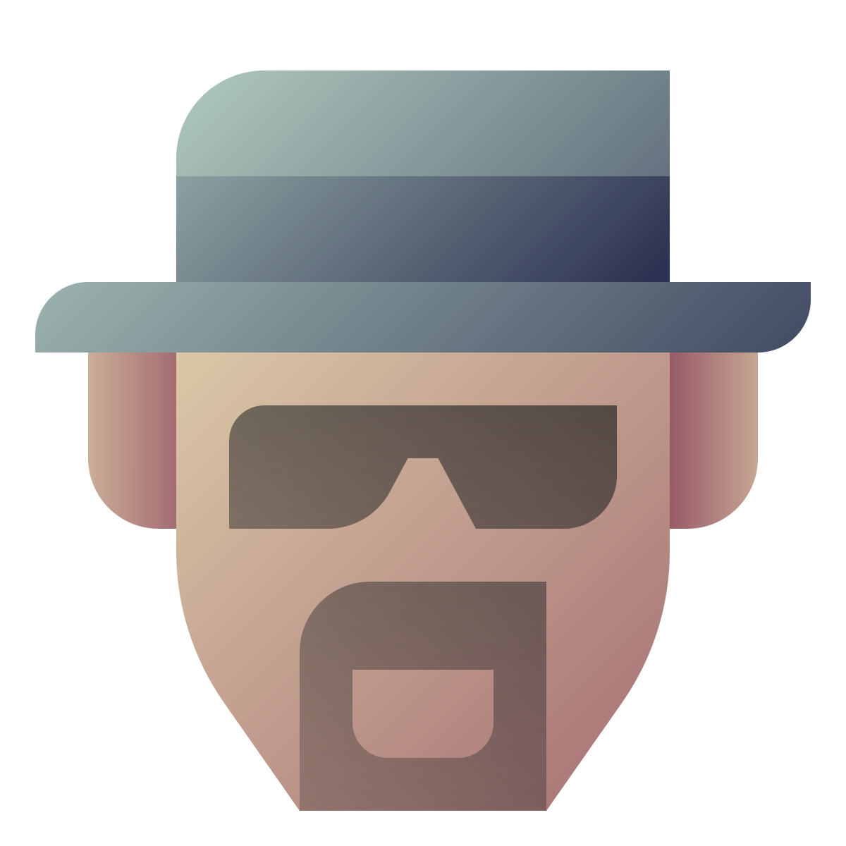 deco color style walter white icon