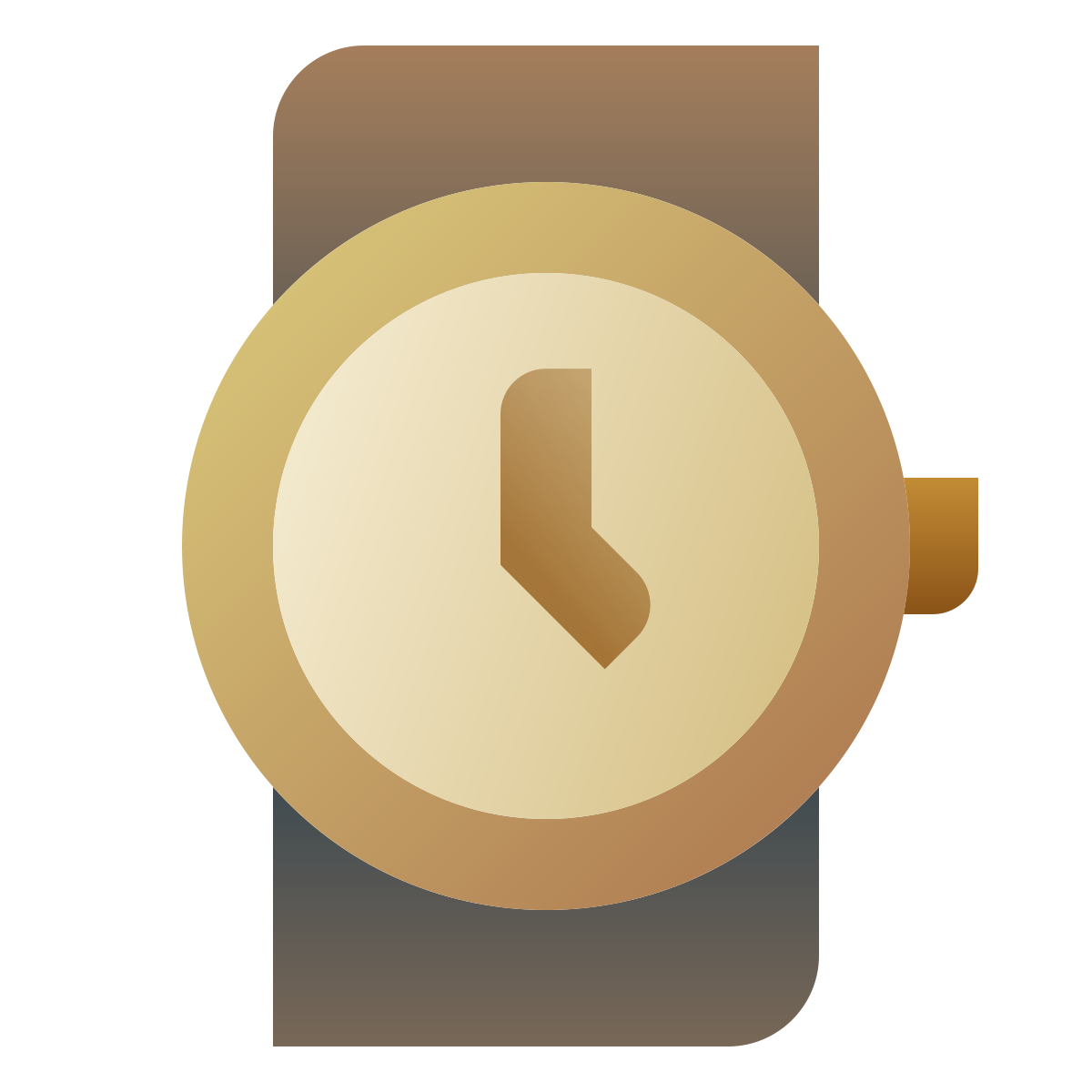 deco color style watches front view icon